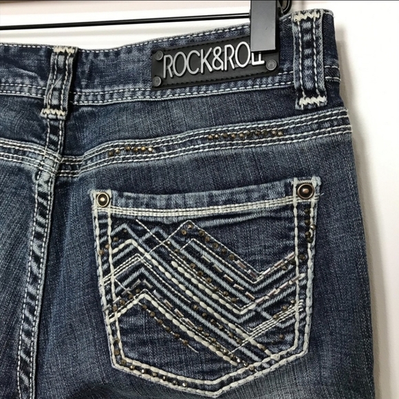 Rock & Roll Cowgirl Denim - Rock & Roll Cowgirl Mid Rise Skinny Jeans Tall Inseam